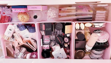 重なるアクリルケース2段引出・大/無印良品/その他化粧小物を使ったクチコミ(2枚目)