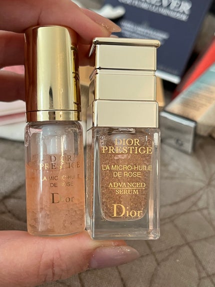 プレステージ マイクロ ユイル ド ローズ セラム/Dior/美容液を使ったクチコミ(3枚目)