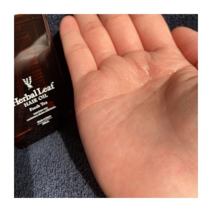 オーガニックヘアオイル フレッシュティーの香り/ハーバルリーフ/ヘアオイルを使ったクチコミ(4枚目)