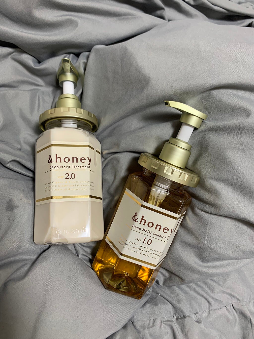 ディープモイスト シャンプー1.0/ヘアトリートメント2.0/&honey/市販シャンプーを使ったクチコミ(1枚目)