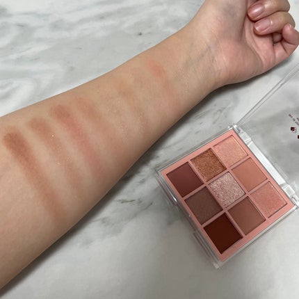 KEYBO FALL IN LOVE SHADOW PALETTE/keybo/アイシャドウパレットを使ったクチコミ(4枚目)