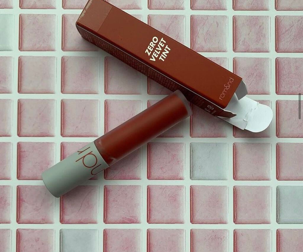 ゼロベルベットティント/rom&nd/リップティントを使ったクチコミ(1枚目)