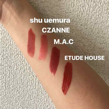 ルージュ アンリミテッド マット/shu uemura/口紅を使ったクチコミ（2枚目）