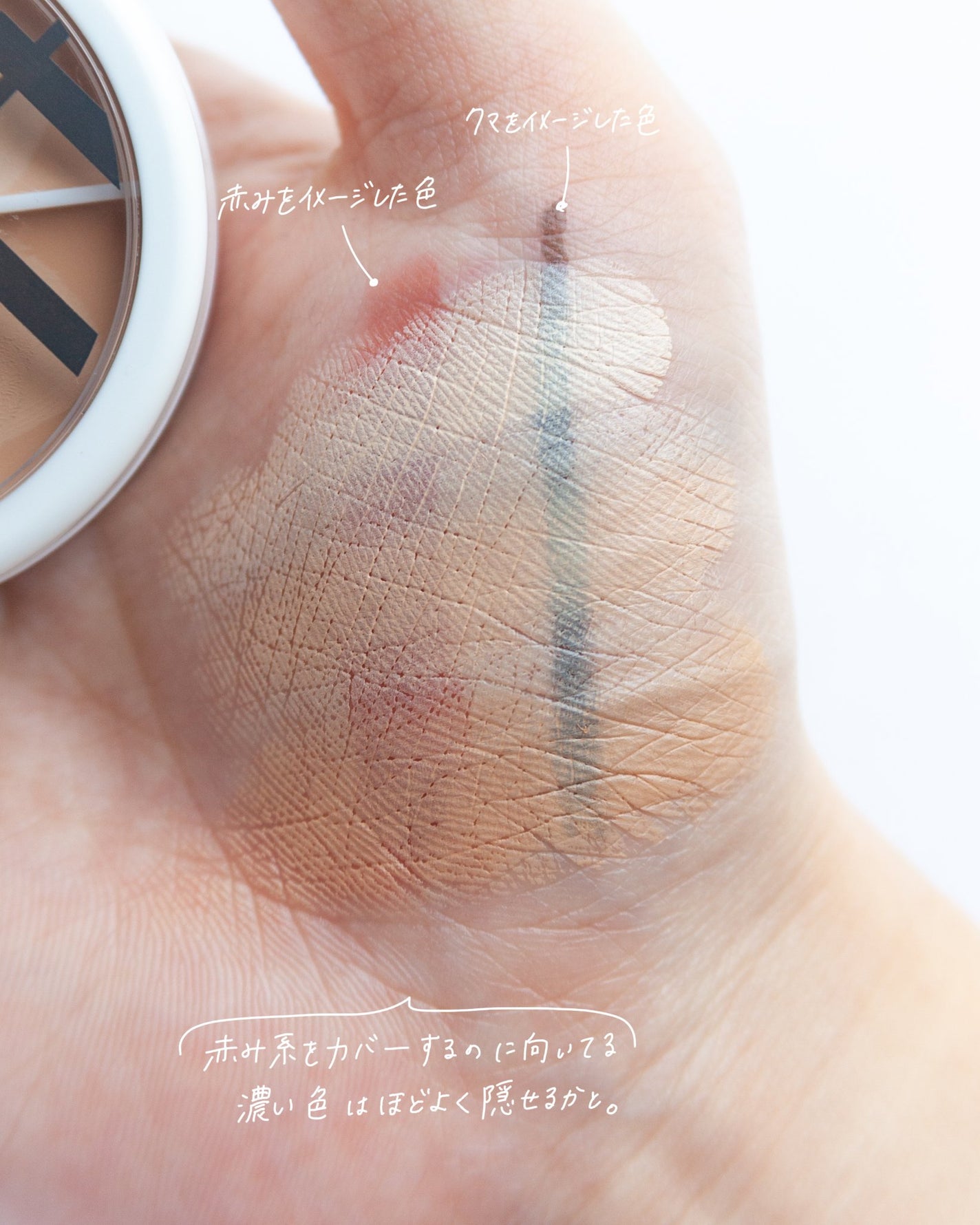 カバーアッププロコンシーラー/TFIT/パレットコンシーラーを使ったクチコミ(4枚目)