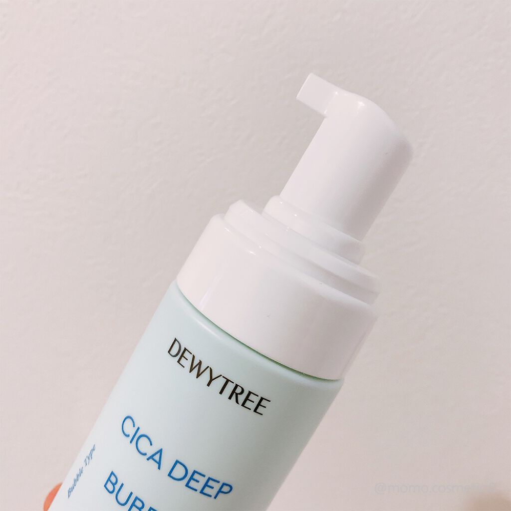 CICAバブルフェイシャルクレンザー /DEWYTREE/洗顔フォームを使ったクチコミ（2枚目）