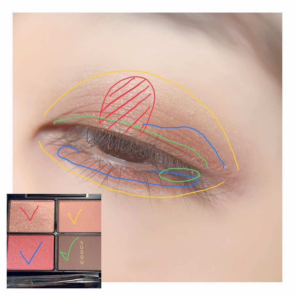 デザイニング カラー アイズ/SUQQU/アイシャドウパレットを使ったクチコミ（2枚目）