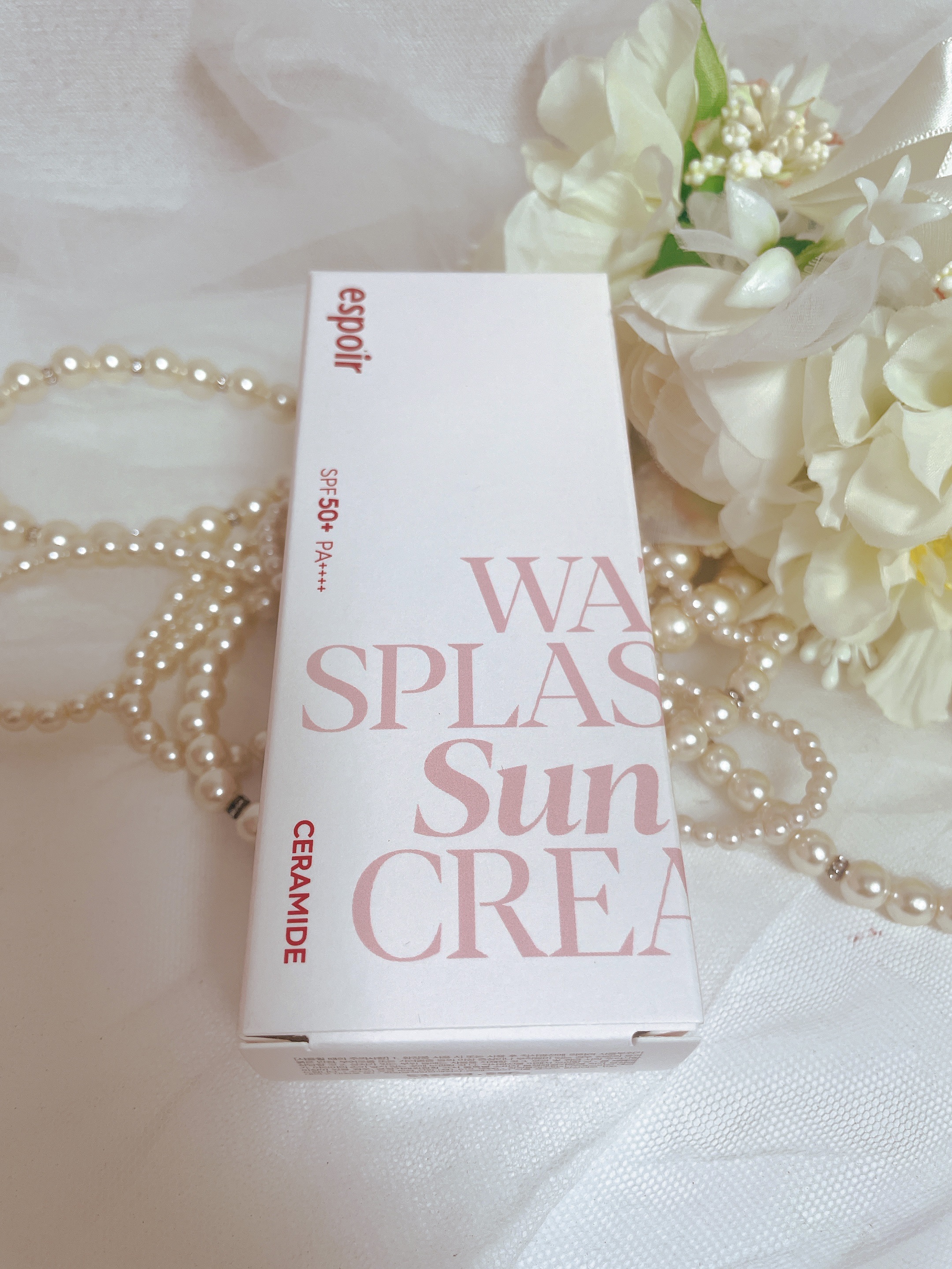 ウォータースプラッシュサンクリーム セラミド/espoir/日焼け止めクリームを使ったクチコミ（1枚目）