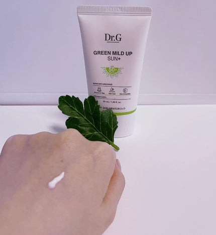 グリーンマイルドアップサンプラス/Dr.G/日焼け止めクリームを使ったクチコミ(4枚目)