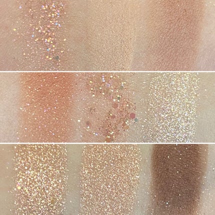 グリッターペディアアイパレット/unleashia/アイシャドウパレットを使ったクチコミ(7枚目)