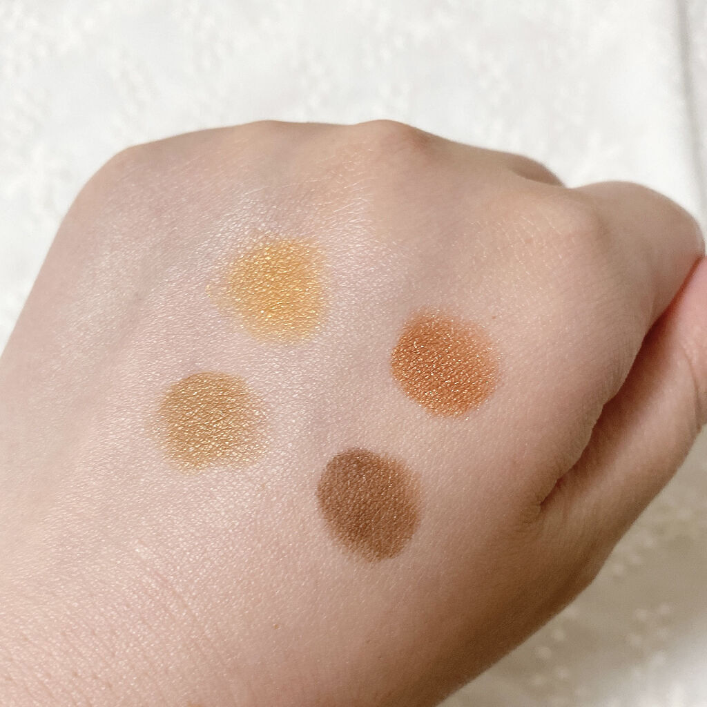 パレットアイシャドウ サンドブラウン/＆be/アイシャドウパレットを使ったクチコミ（3枚目）