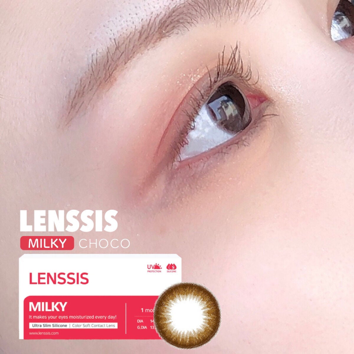 ミルキーシリーズ/LENSSIS/カラーコンタクトレンズを使ったクチコミ(4枚目)