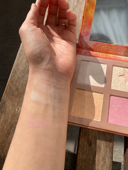 スーパースターハイライトパレット(日本限定パッケージ)/FOCALLURE/パウダーハイライトを使ったクチコミ(4枚目)