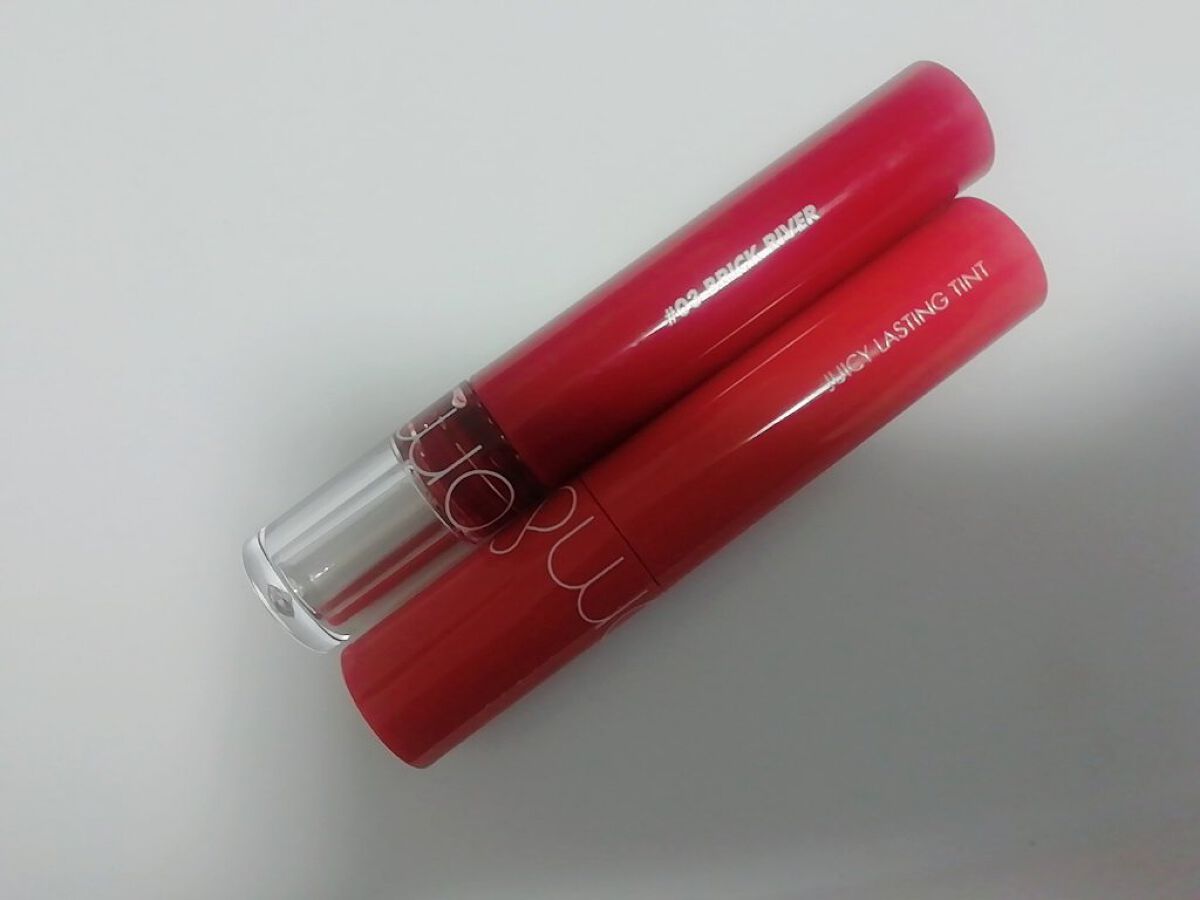 ジューシーラスティングティント/rom&nd/リップティントを使ったクチコミ（1枚目）