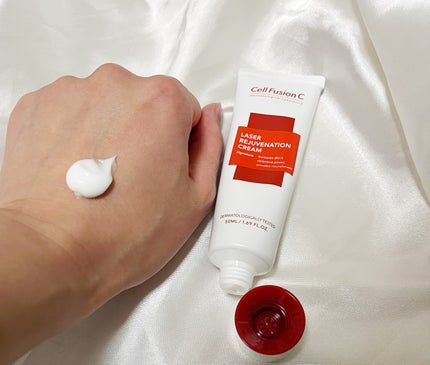 LASER REJUVENATION CREAM/Cell Fusion C(セルフュージョンシー)/フェイスクリームを使ったクチコミ(2枚目)