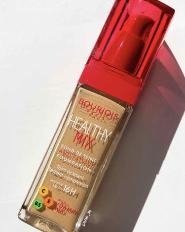 Healthy Mix Anti-Fatigue Medium Coverage Liquid Foundation/BOURJOIS/リキッドファンデーションを使ったクチコミ（1枚目）