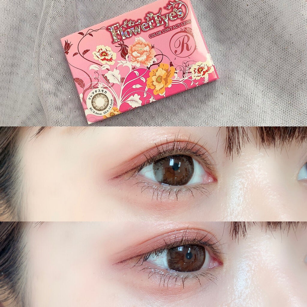 フラワーアイズR/株式会社ビューフロンティア/カラーコンタクトレンズを使ったクチコミ(1枚目)