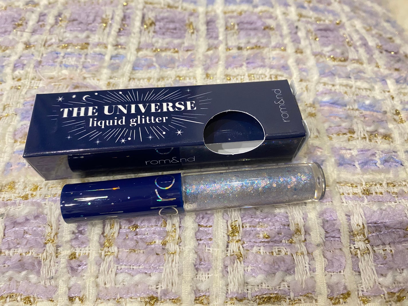 リキッド グリッター シャドウ/rom&nd/グリッターを使ったクチコミ(2枚目)