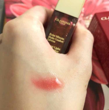 コンフォート リップオイル  09 red berry glam（限定） /CLARINS/リップグロスを使ったクチコミ（2枚目）