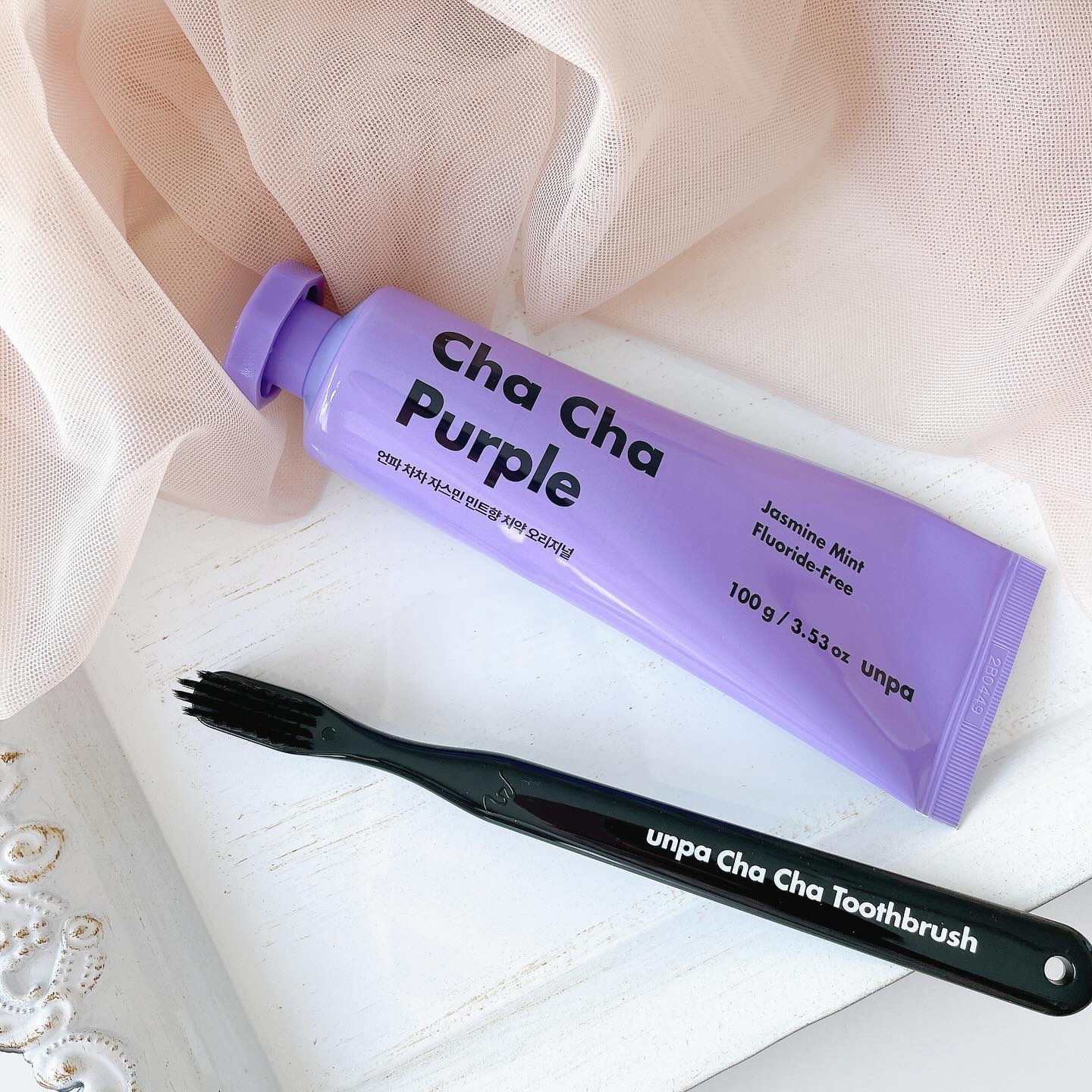 チャコール ジャスミンミント 歯磨き粉/chacha/歯磨き粉を使ったクチコミ（2枚目）