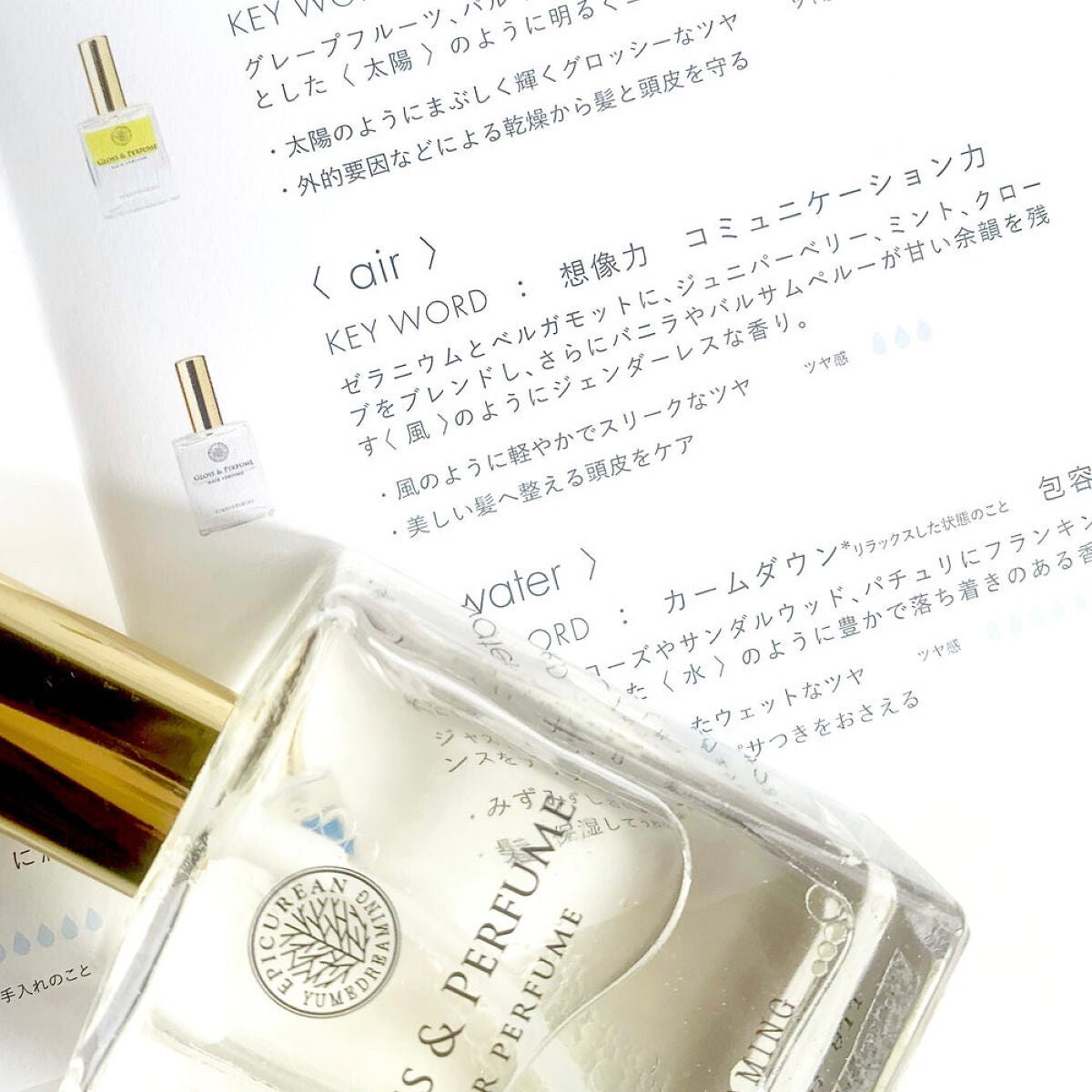 エピキュリアン グロス&パフューム/ユメドリーミング エピキュリアン/アウトバストリートメントを使ったクチコミ(2枚目)