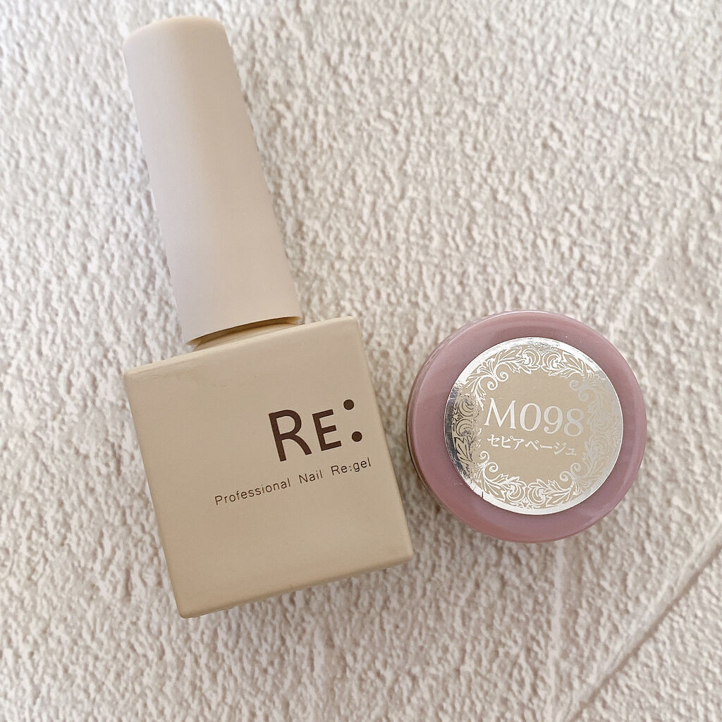 プリジェルミューズ M098 セピアベージュ/プリジェル/ジェルネイルを使ったクチコミ（3枚目）