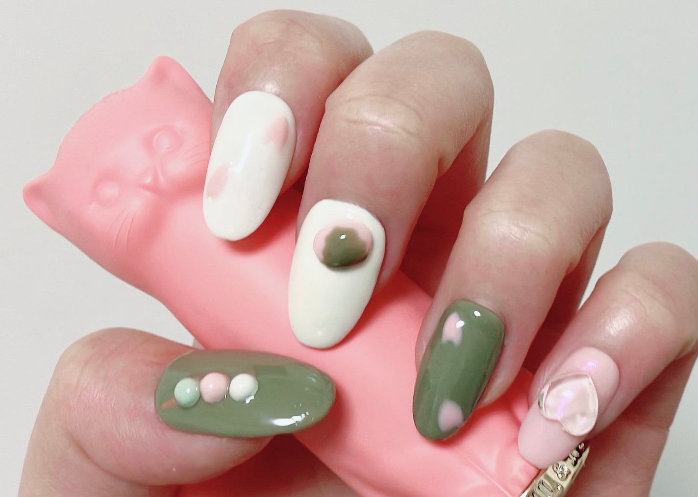 ネイルチップオーバルタイプ/DAISO/ネイルチップ・パーツを使ったクチコミ(3枚目)