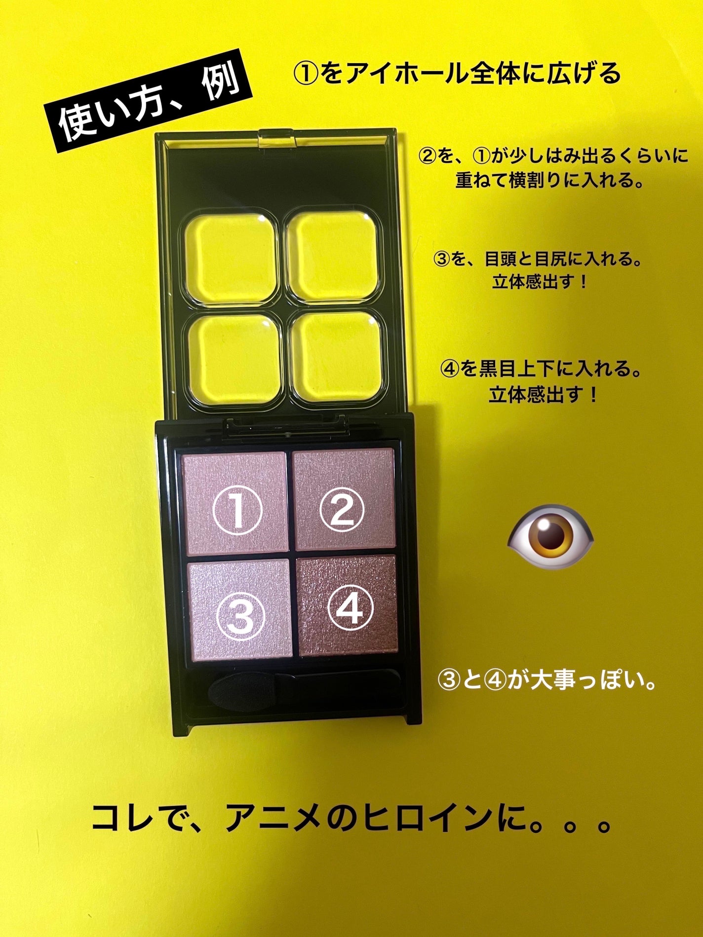 ケイト ポッピングシルエットシャドウ/KATE/アイシャドウパレットを使ったクチコミ(3枚目)