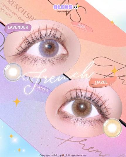 FrenchShine1day/OLENS/ワンデー(1DAY)カラコンを使ったクチコミ(1枚目)