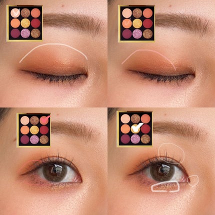 アイシャドウ × 9:メイド マイ フォーチュン/M・A・C/アイシャドウパレットを使ったクチコミ(2枚目)