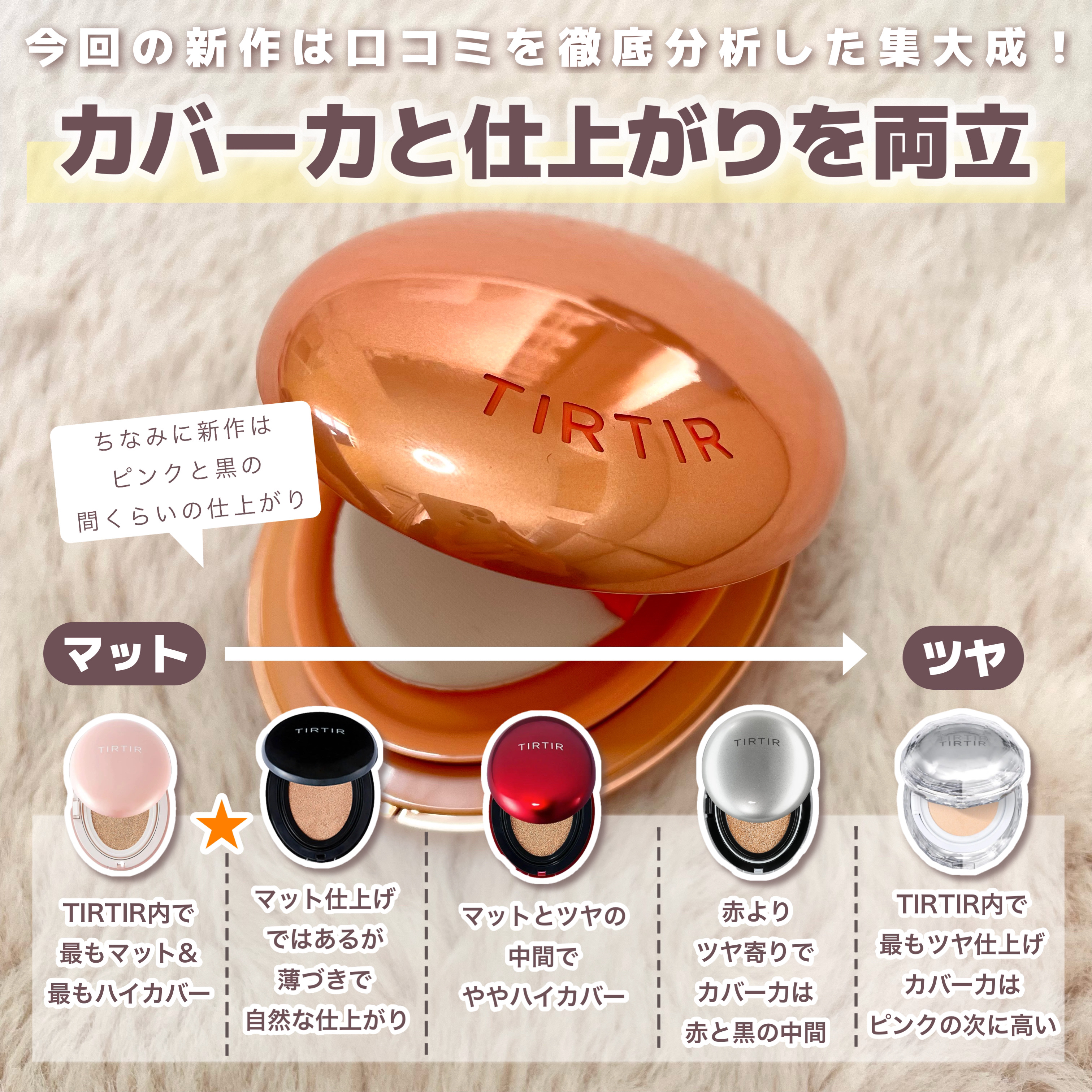 マスクフィット エーアイフィルタークッション/TIRTIR(ティルティル)/クッションファンデーションを使ったクチコミ（3枚目）