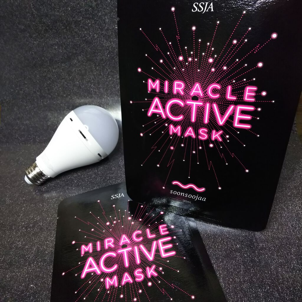 ミラクルアクティブマスク/soonsoojaa/シートマスク・パックを使ったクチコミ(4枚目)