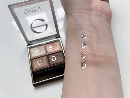 スキニーリッチシャドウ/excel/アイシャドウパレットを使ったクチコミ(2枚目)