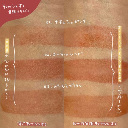 ウォータリーティントリップ/CEZANNE/リップティントを使ったクチコミ(7枚目)