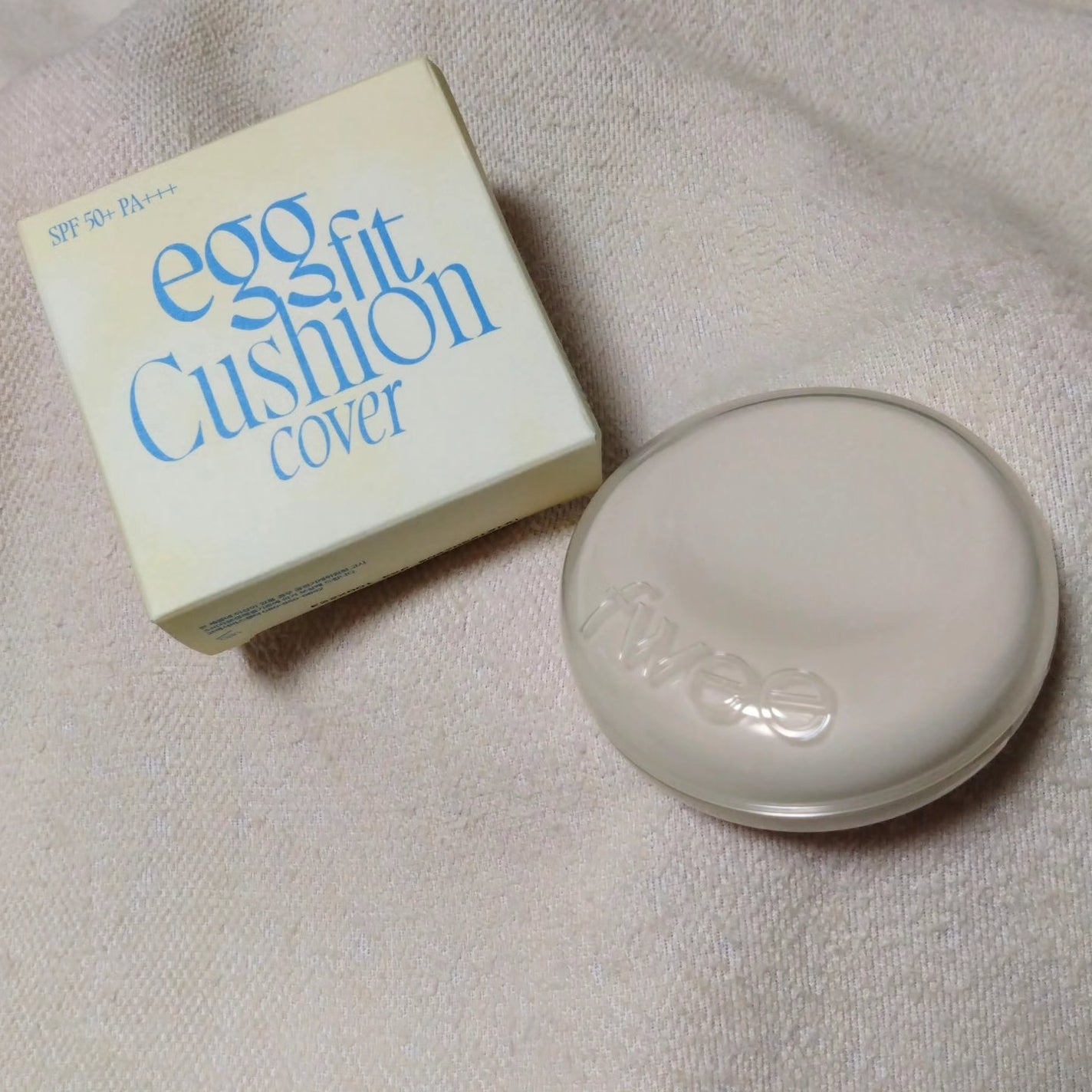 フィー クッションエッグフィットカバー/fwee/クッションファンデーションを使ったクチコミ(1枚目)