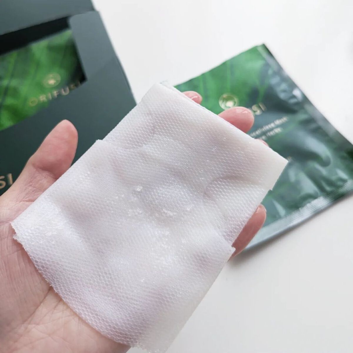 モイストバイオセルロースマスク/ORIFUSI/シートマスク・パックを使ったクチコミ（3枚目）