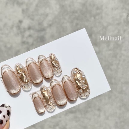 Rina☀︎セルフネイル☀︎ネイルチップ☀︎ on LIPS 「はじめまして!Rinaです☀︎4歳になる娘がいるママで、セルフ..」(4枚目)