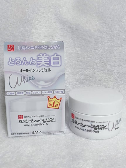 とろんと濃ジェル 薬用美白 N/なめらか本舗/オールインワン化粧品を使ったクチコミ(1枚目)