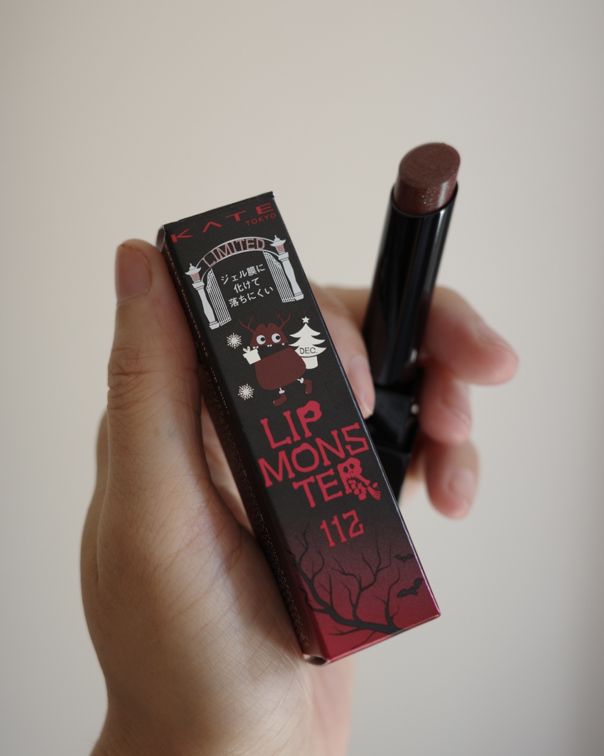 ケイト リップモンスター 112 真夜中の褒美(限定色)/KATE/口紅を使ったクチコミ（1枚目）