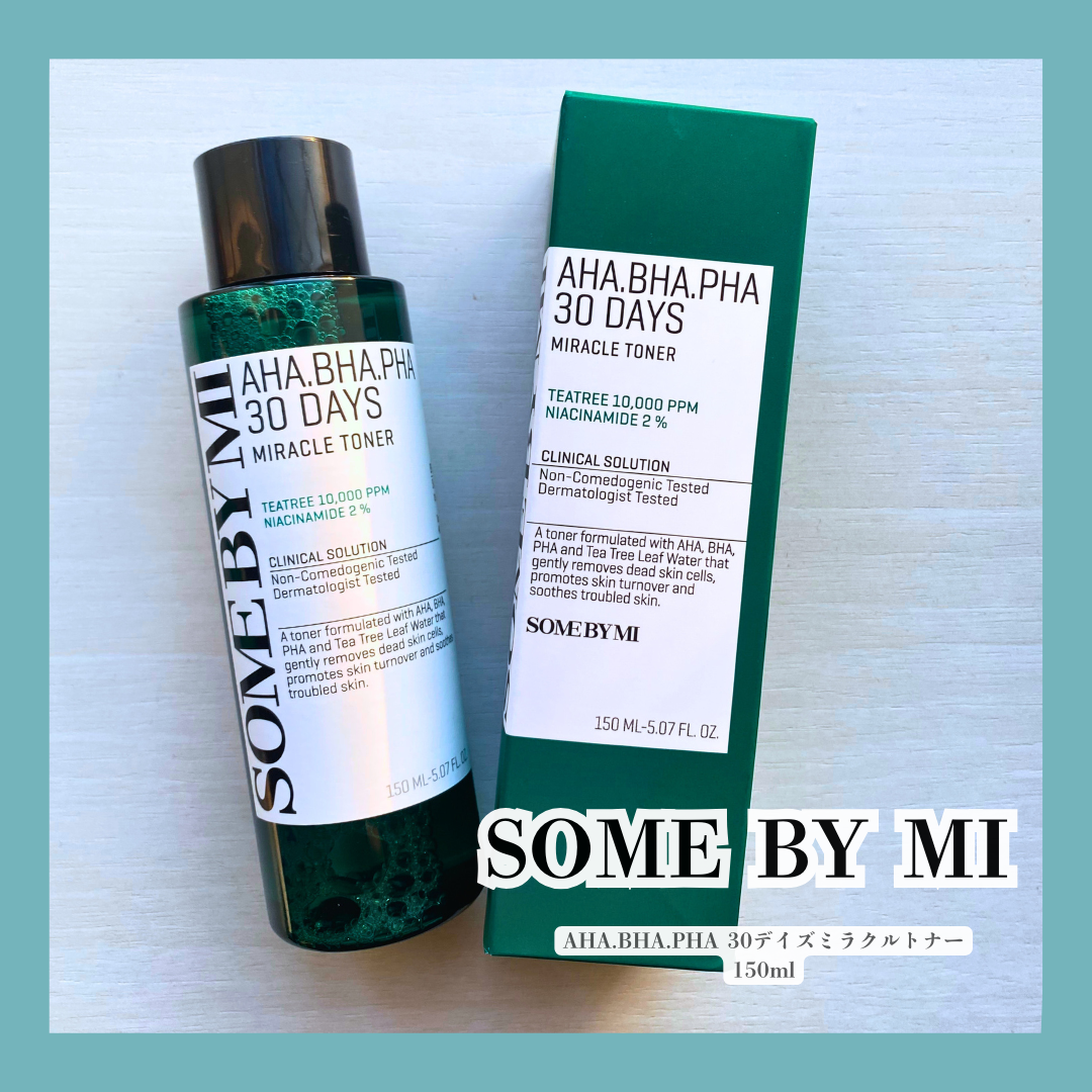 AHA·BHA·PHA 30デイズミラクルトナー/SOME BY MI/化粧水を使ったクチコミ(1枚目)