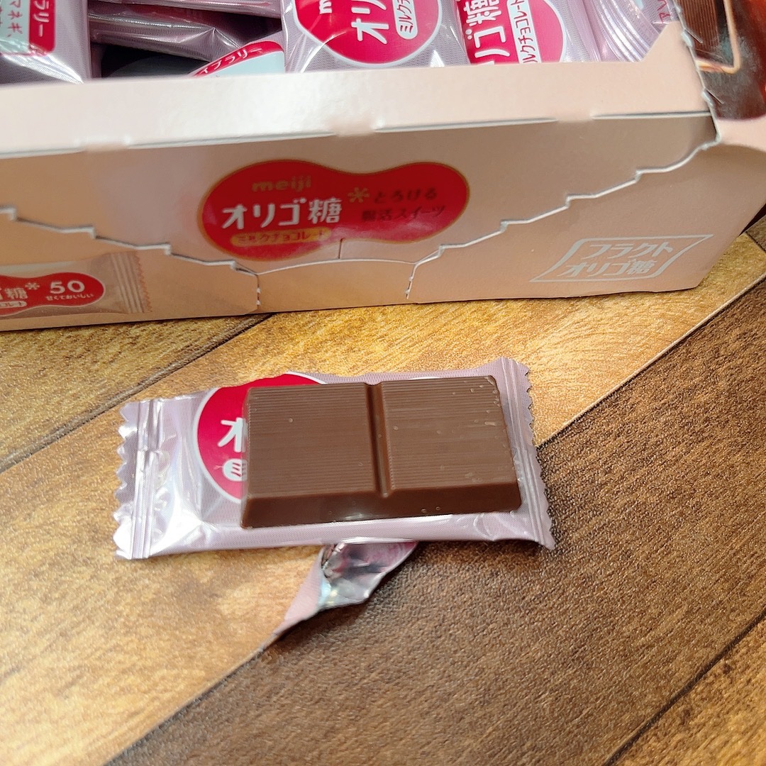 オリゴ糖ミルクチョコレート/明治/オリゴ糖を使ったクチコミ（3枚目）
