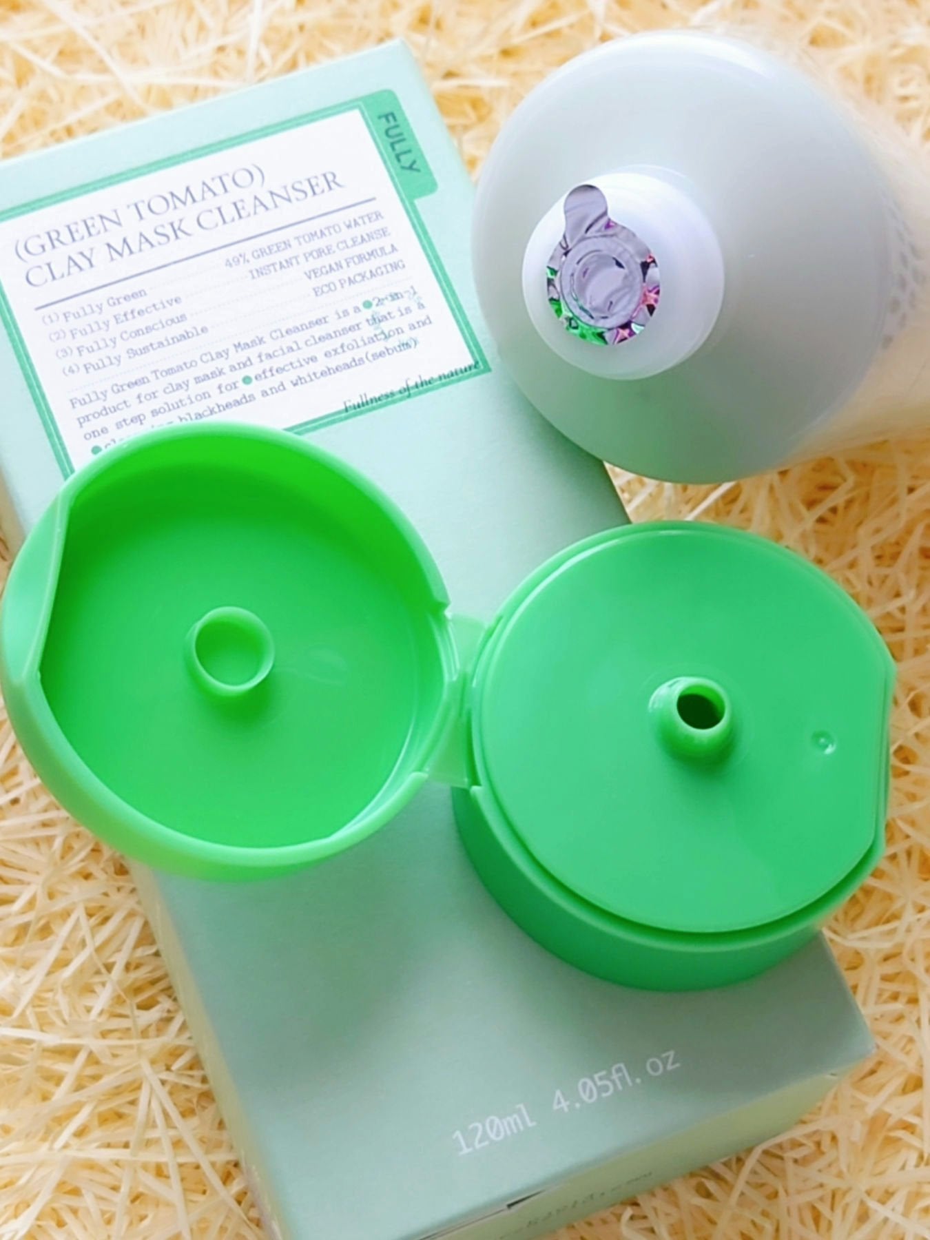 グリーントマトクレイマスククレンザー/FULLY/洗い流すパック・マスクを使ったクチコミ(2枚目)
