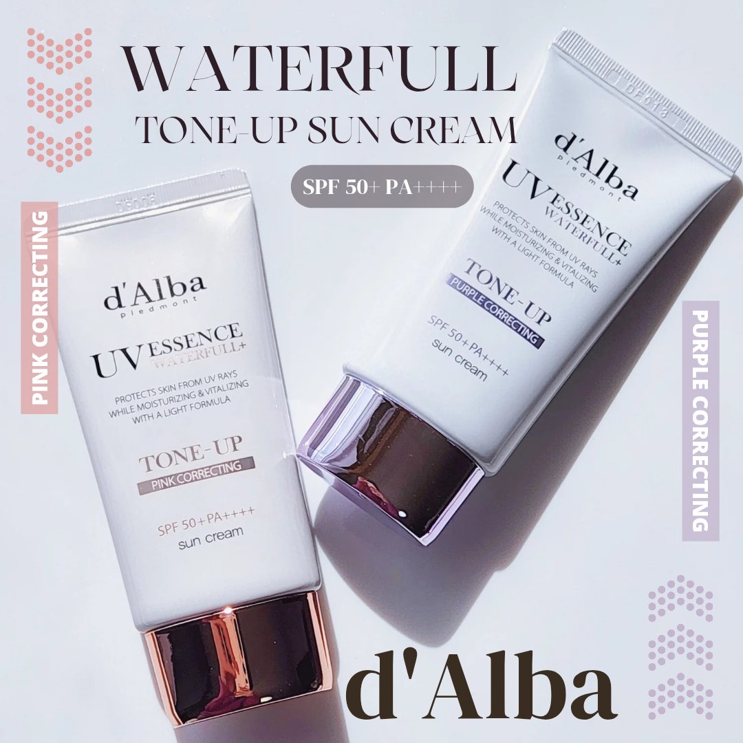 ウォータフルトーンアップサンクリーム/ダルバ/日焼け止めクリームを使ったクチコミ（1枚目）