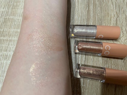 グリッターシャドウ/coou/グリッターを使ったクチコミ(3枚目)