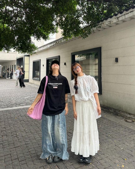 ひとみ on LIPS 「友達と顔を合わせる予定です#コーデ#韓国ファッション#韓国雑貨..」(2枚目)