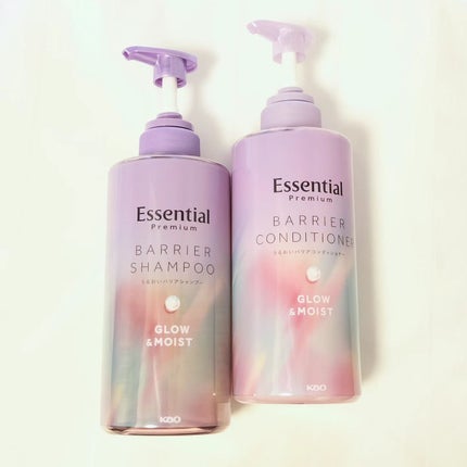 エッセンシャル プレミアム うるおいバリアシャンプー/コンディショナー グロウ&モイスト/エッセンシャル/市販シャンプーを使ったクチコミ(1枚目)