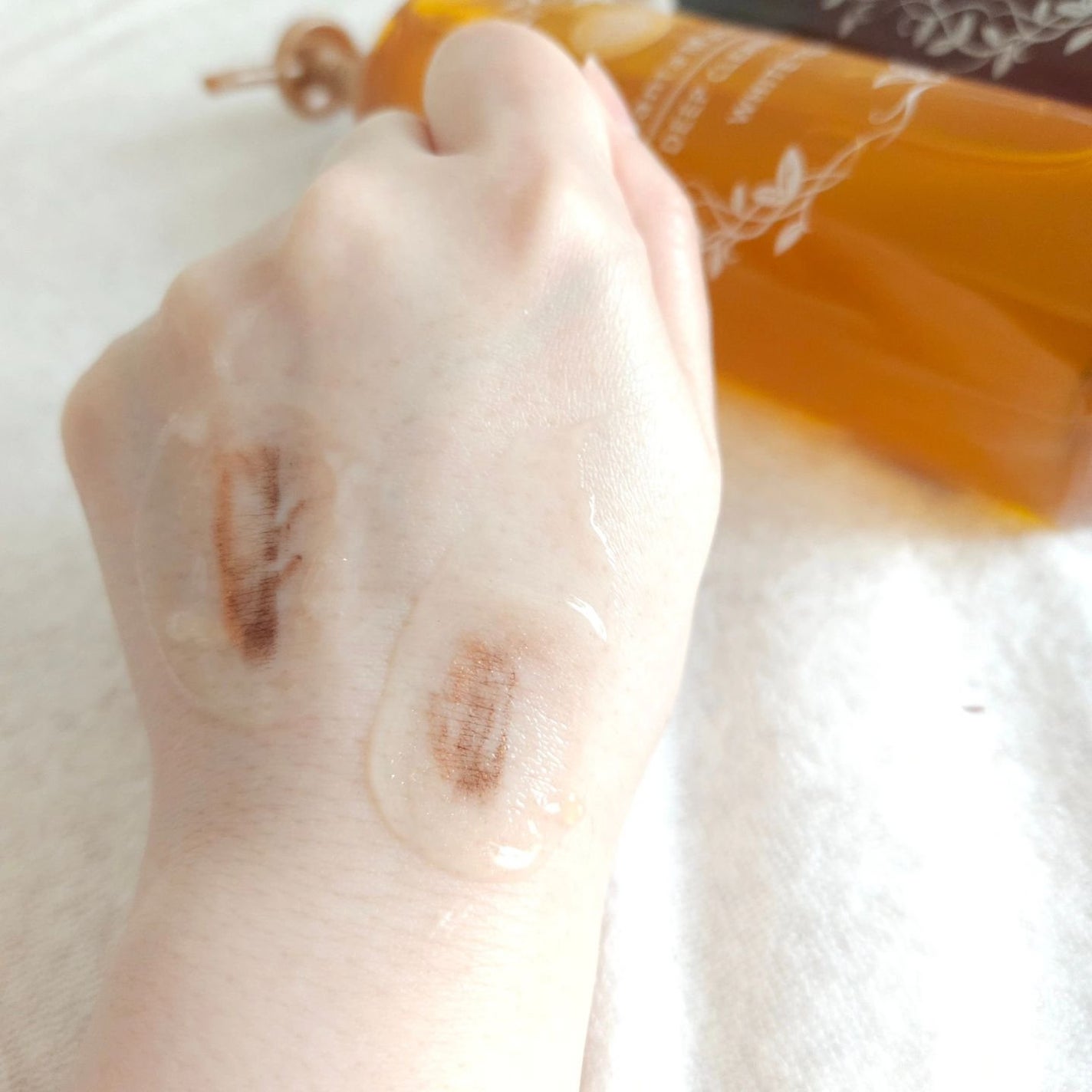 ディープクレンジング 和紅茶/サンタマルシェ/クレンジングジェルを使ったクチコミ(4枚目)