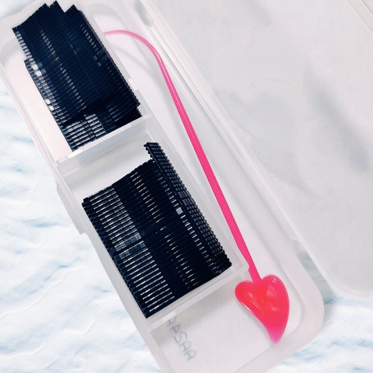 ブラックファイバー120<下地&カッター付き>スーパーハードタイプ 120本入/メザイク/二重まぶた用アイテムを使ったクチコミ(2枚目)