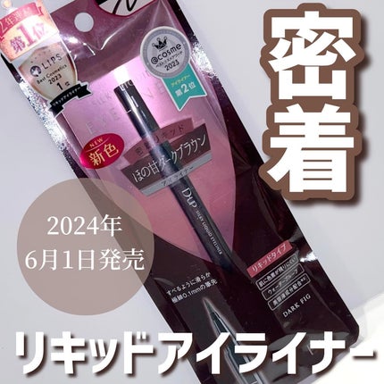 シルキーリキッドアイライナーWP/D-UP/リキッドアイライナーを使ったクチコミ(1枚目)