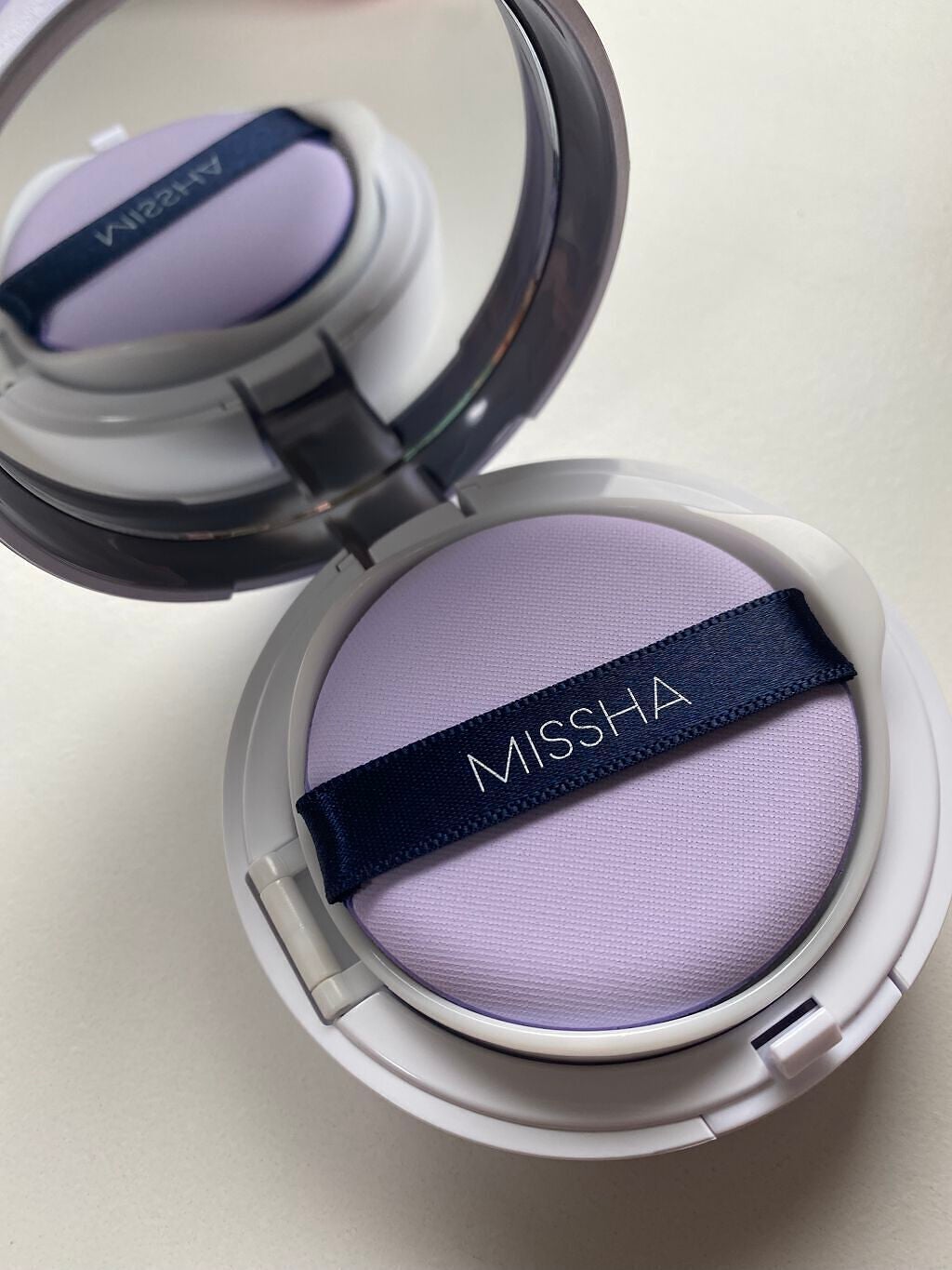 M クッションベース(ラベンダー)/MISSHA/化粧下地を使ったクチコミ(5枚目)