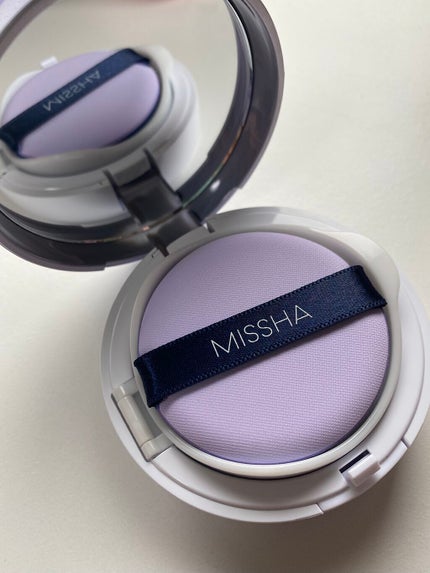 M クッションベース(ラベンダー)/MISSHA/化粧下地を使ったクチコミ(5枚目)
